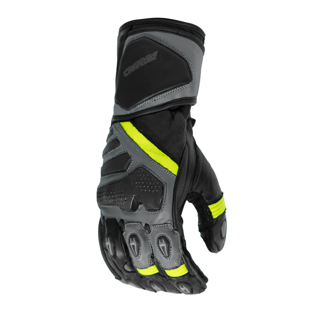 Guantes Para Moto Armad Gear Roam Cuero Largos Touch