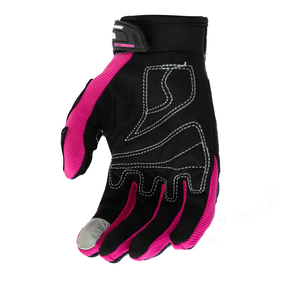 Guantes Moto Axe Con Protecciones St09 pink Touch