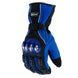 Guantes para moto largos madbike mad15s con protecciones touch invierno az
