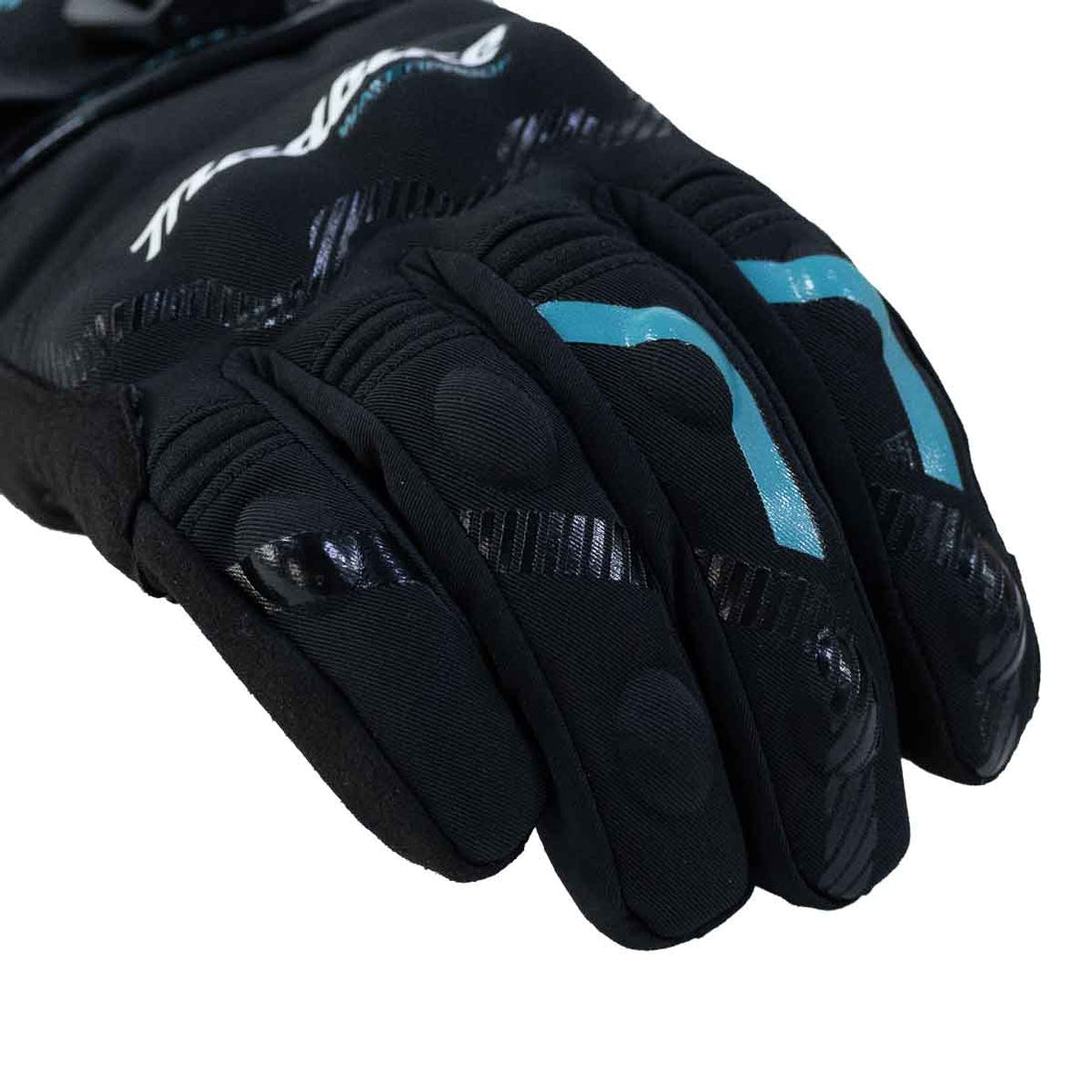 Guantes para moto largos madbike mad65 mujer con protecciones touch invierno tq