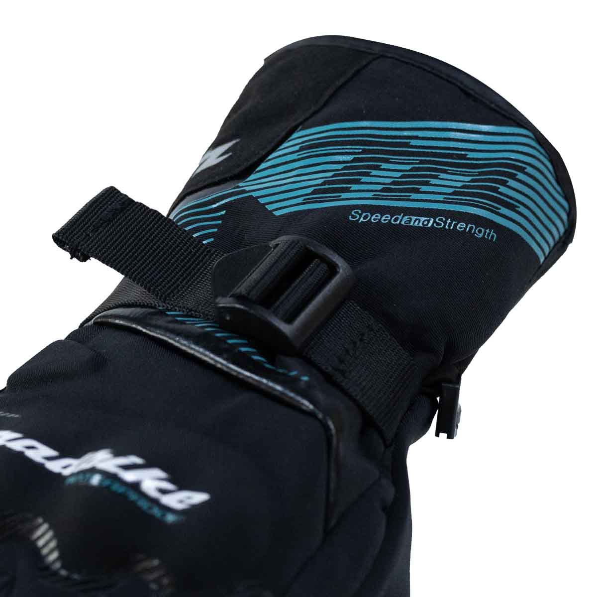 Guantes para moto largos madbike mad65 mujer con protecciones touch invierno tq