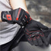 Guantes para moto ones again mg02 negro / rojo