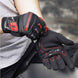Guantes para moto ones again mg02 negro / rojo
