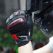 Guantes para moto ones again mg02 negro / rojo