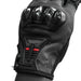 Guantes para moto ones again mg07 neg/rojo con protecciones touch