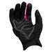 Guantes para moto RS Spurtt RS14 mujer ng/rosa