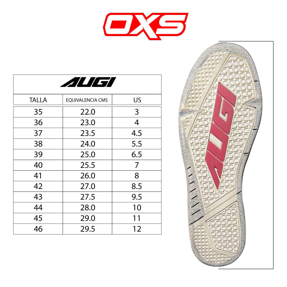 Botas Para Moto Augi Au8 Urban Reforzadas Tipo Zapatilla
