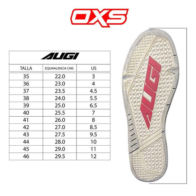 Botas Para Moto Augi Au5 Urban Reforzadas Tipo Zapatilla