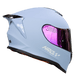 Casco moto hro 506 solid purple integral norma DOT
