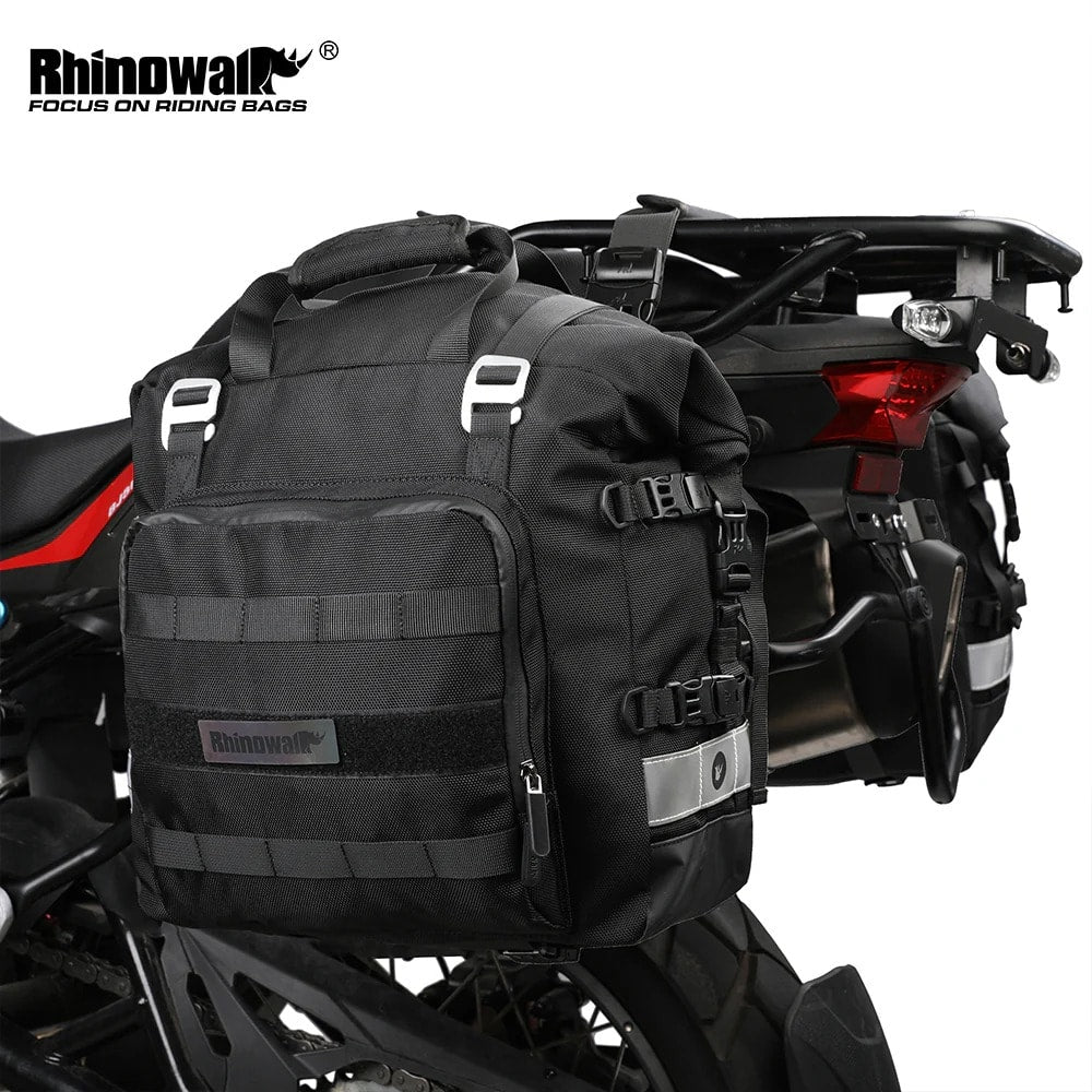 Bolso lateral para moto rhinowalk MT2040 25 litros impermeable