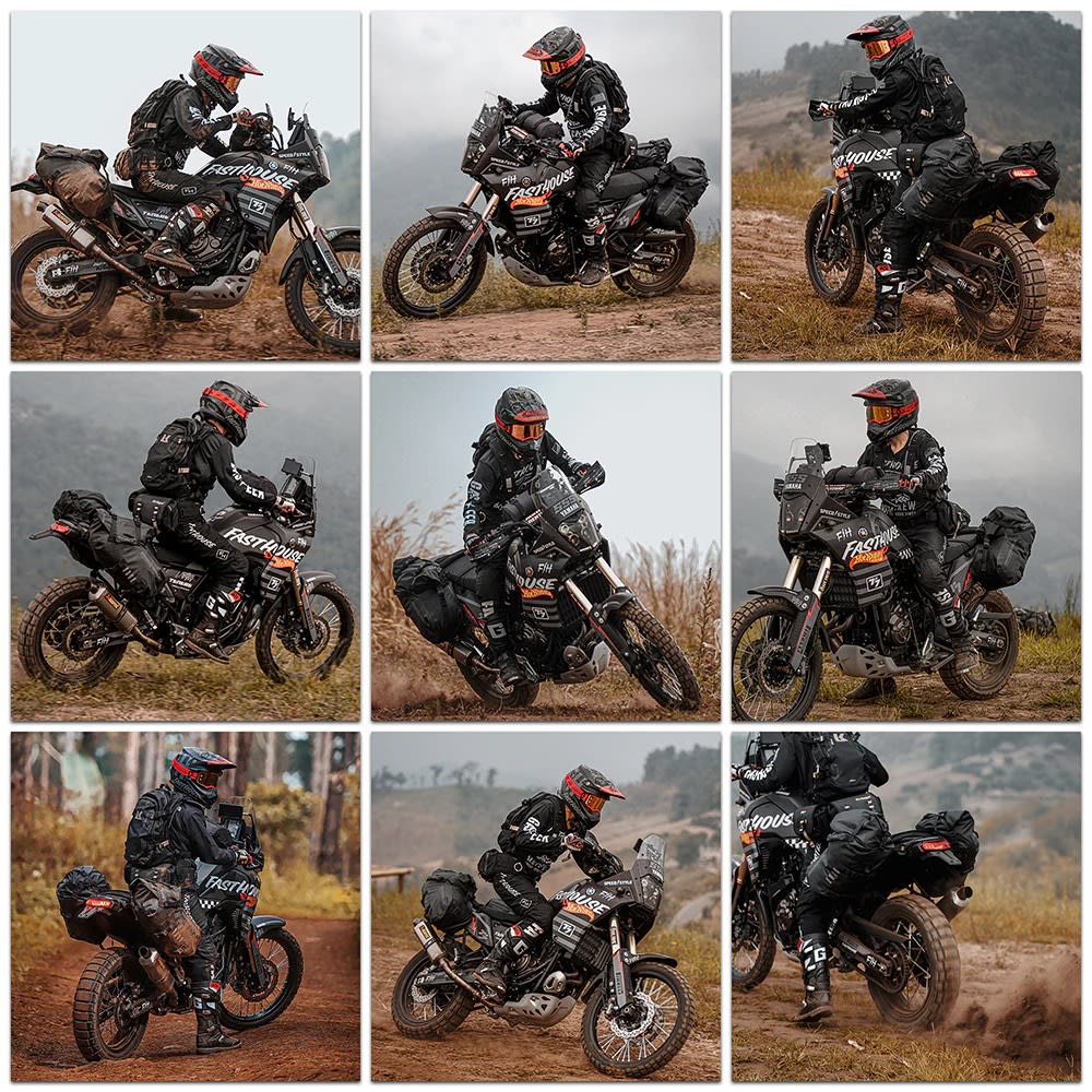 Bolsos laterales para moto Rhinowalk MT1418 18 litros impermeable