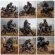 Bolsos laterales para moto Rhinowalk MT1418 18 litros impermeable