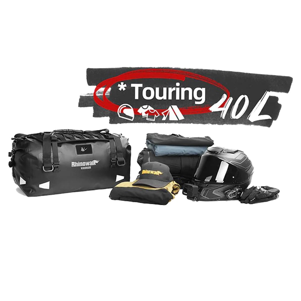 Bolso cola moto rhinowalk mys2403 warrior 40lts impermeable