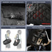 Bolsos laterales para moto Rhinowalk MT1418 18 litros impermeable