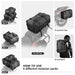 Bolso para moto Rhinowalk MT2230 30 litros impermeable dry bag