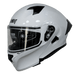 Casco moto ich 3120 solid blanco abatible con sun visor certificación dot 3cv