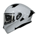 Casco moto ich 3120 solid blanco abatible con sun visor certificación dot 3cv