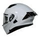Casco moto ich 3120 solid blanco abatible con sun visor certificación dot 3cv