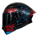 Casco moto ich 3120 infinity rj abatible con sun visor certificación dot