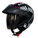 Casco moto ich 102 fuel racer fc abierto con viscera urbano