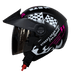 Casco moto ich 102 fuel racer fc abierto con viscera urbano