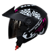 Casco moto ich 102 fuel racer fc abierto con viscera urbano