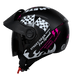Casco moto ich 102 fuel racer fc abierto con viscera urbano