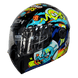 Casco moto ich 3110 jr astro fight az abatible con sun visor certificación dot