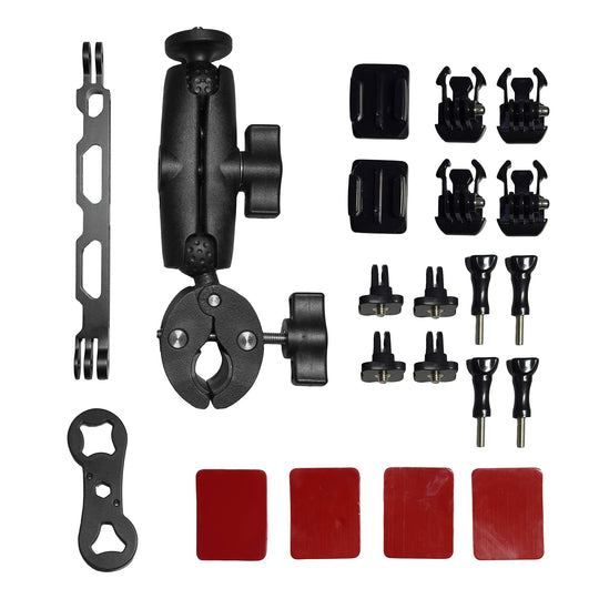 Set de accesorios para camara accion enganche tubo + bases K57