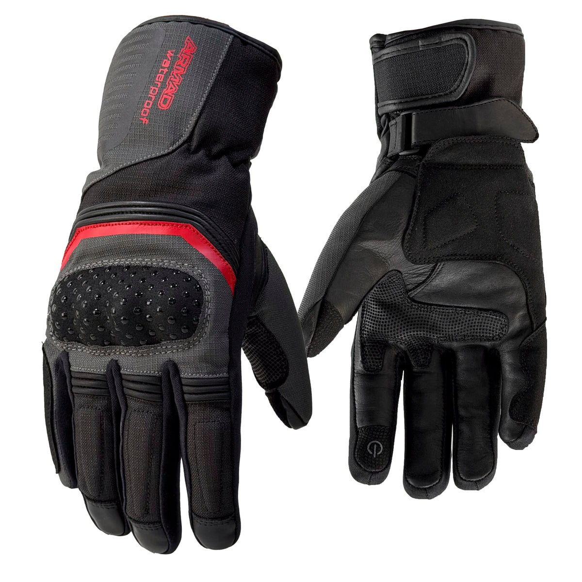Guantes para moto armad gear harbor invierno touch