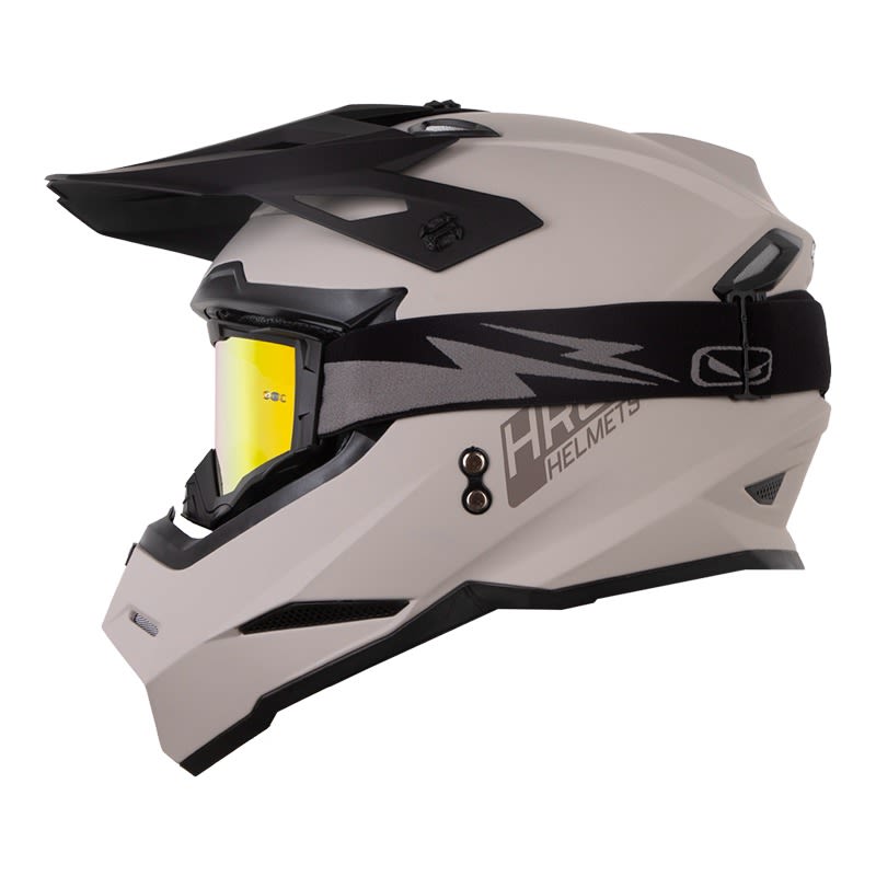 Casco moto hro MX03 solid ar.m gr enduro motocross offroad