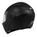 Casco moto ich 3110 junior solid ng mate abatible con sun visor certificación dot