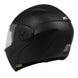 Casco moto ich 3110 junior solid ng mate abatible con sun visor certificación dot