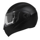 Casco moto ich 3110 junior solid ng mate abatible con sun visor certificación dot