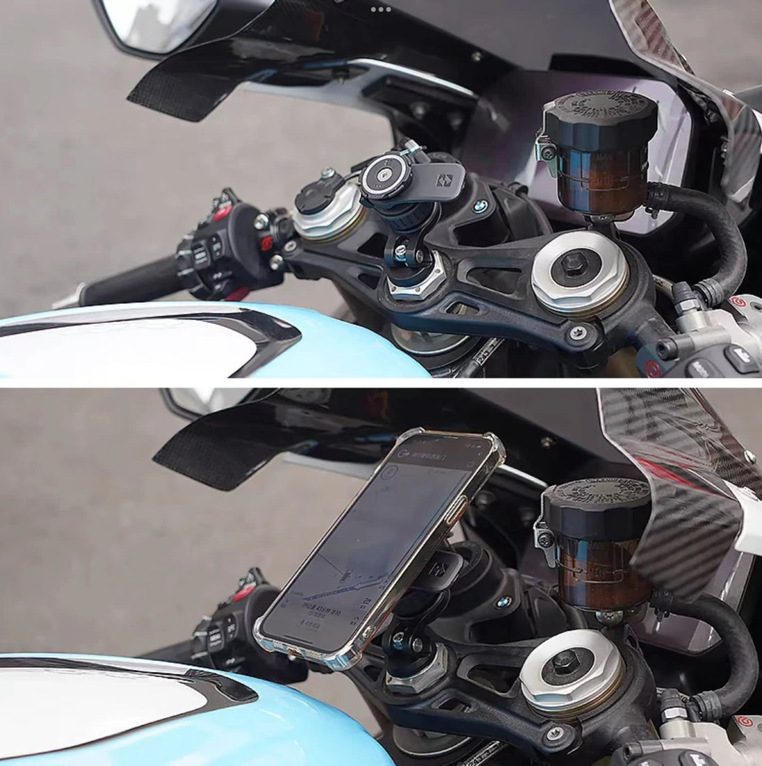 Soporte celular moto smnu mokou m2 sgk041 amortiguacion magnetica