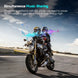 Manos libres freedconn fm10 para casco moto ip67 intercomunicador mesh