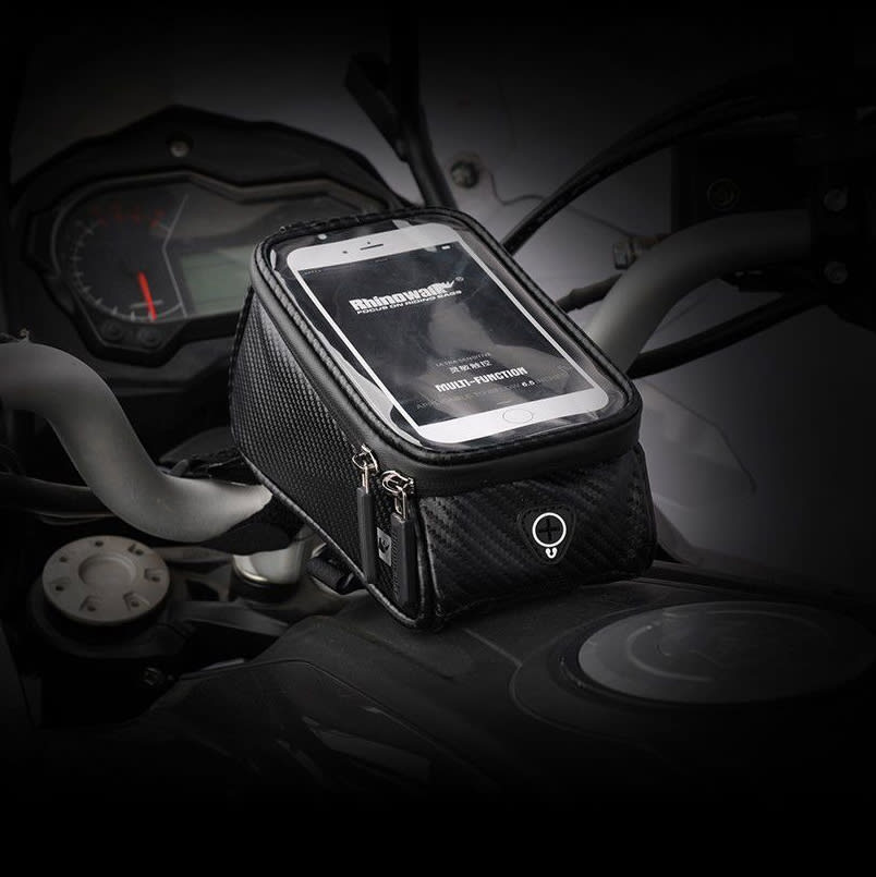 Bolso soporte celular rhinowalk rk18335 para moto