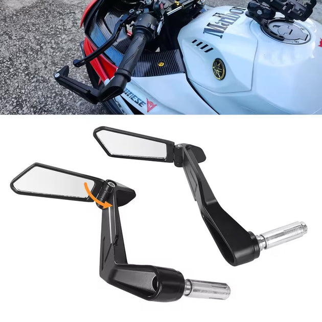 Espejos para moto moxi tipo cubre puño racing plegables sp