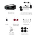 Manos libres freedconn fm10 para casco moto ip67 intercomunicador mesh