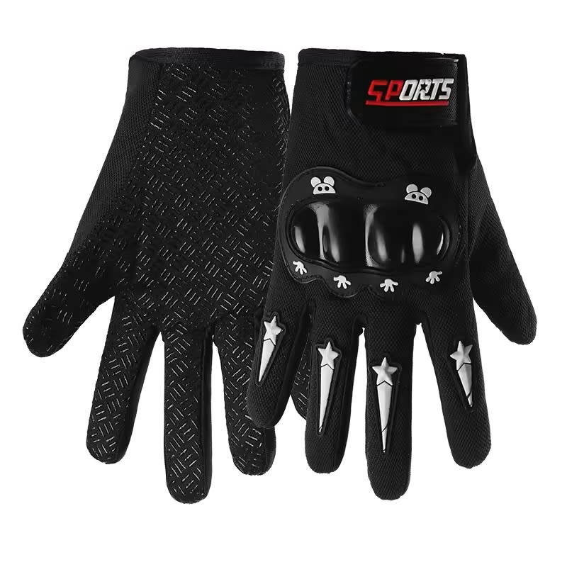 Guantes para moto niño jr con protecciones