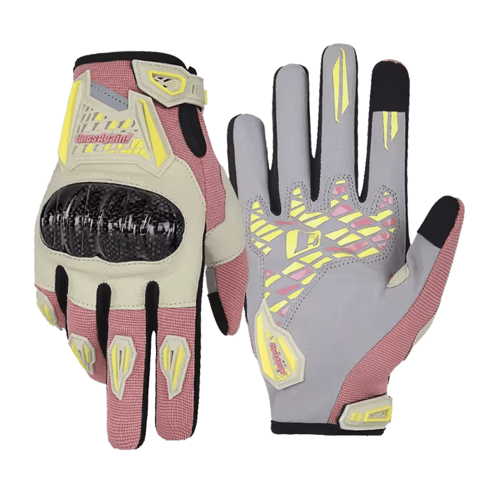 Guantes para moto ones again mg45 fc mujer protecciones carbono
