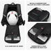 Mochila multipropósito motocentric 11-MC-0137 para moto expandible de 24 a 28 litros impermeable