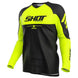 Polera moto shot draw private neon yellow motocross enduro