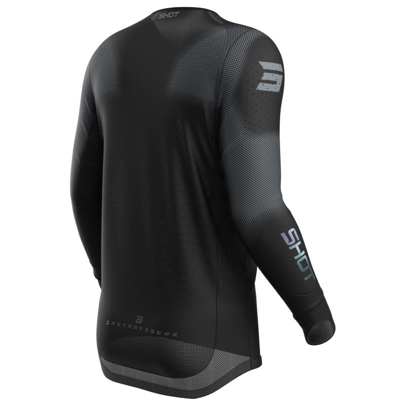 Polera moto shot aerolite space black motocross enduro