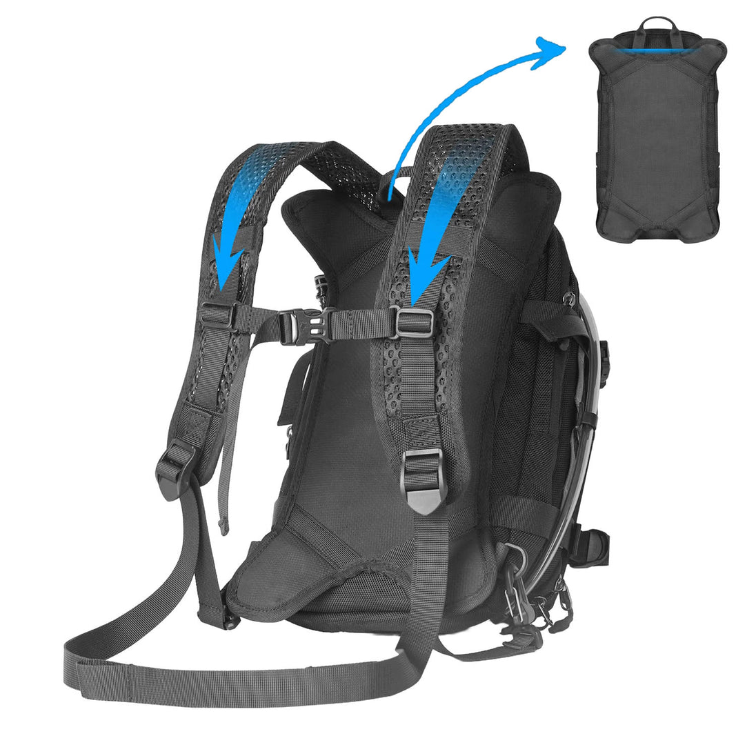 Bolso de estanque y mochila rhinowalk mechanic mjx2002 9L