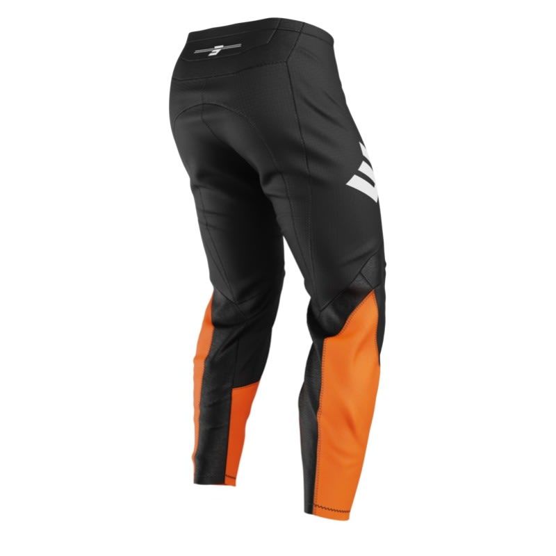 Pantalon moto shot draw private orange motocross enduro