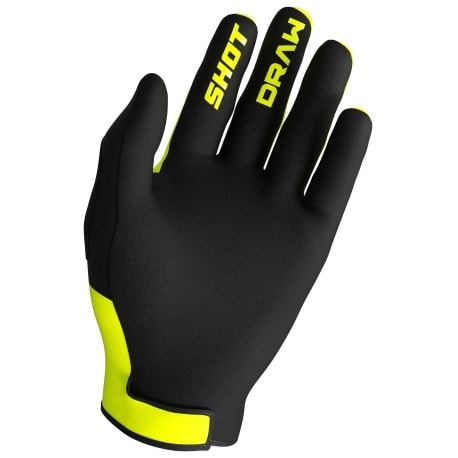 Guantes moto shot draw sky neon yellow motocross enduro