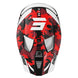 Casco moto shot furious kid flash red glossy motocross enduro niño
