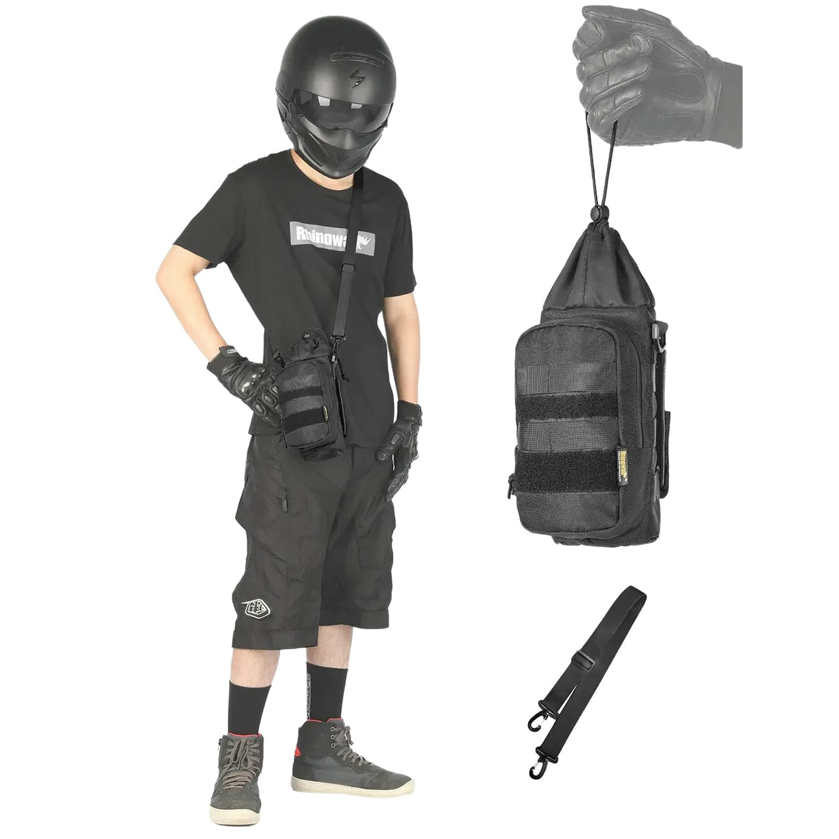 Bolso porta botella termico rhinowalk mjx2006 expandible