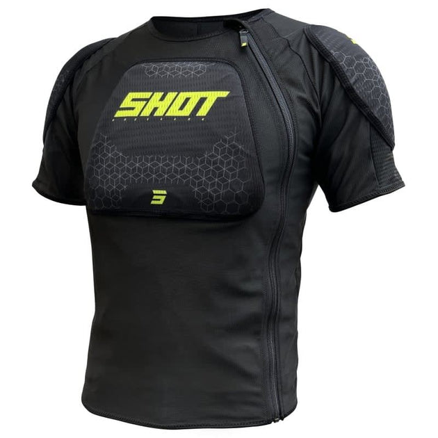 Jofa shot kid airlight black neon yelllow peto motocross enduro niño